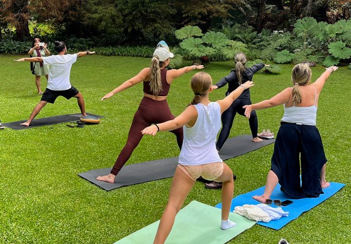 Aula Yoga - Parque Bambuí em Campos do Jordão